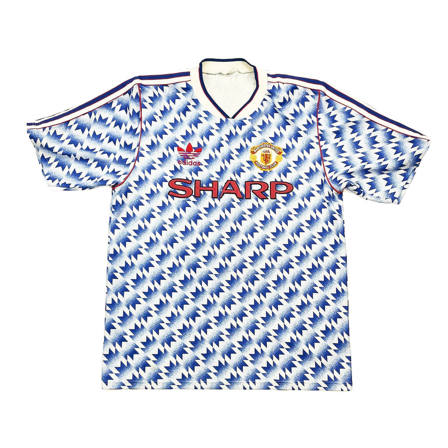 1990/92 Manchester United Away Shirt (M) Adidas