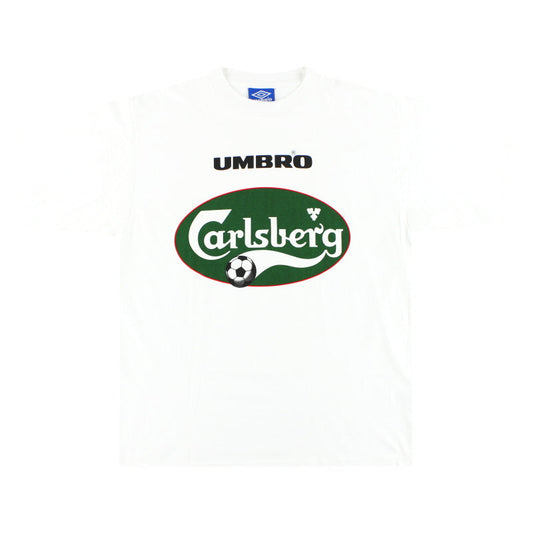 1990s Umbro 'Carlsberg' Graphic Tee *As New* XL