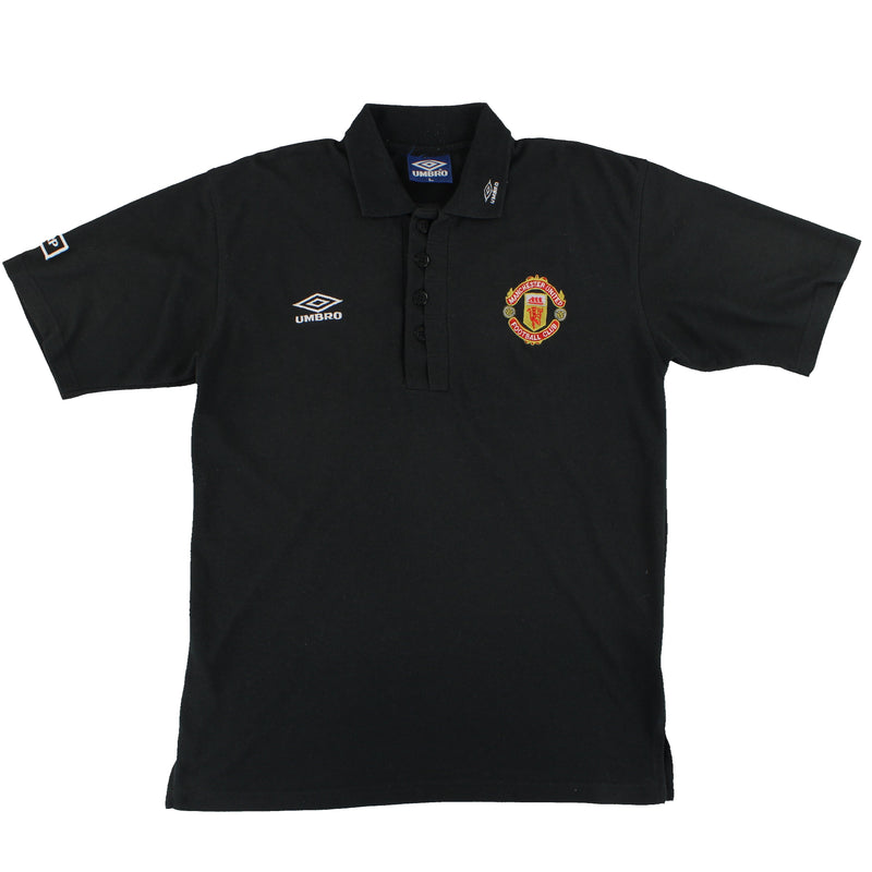1990s Manchester United Umbro Polo Shirt L