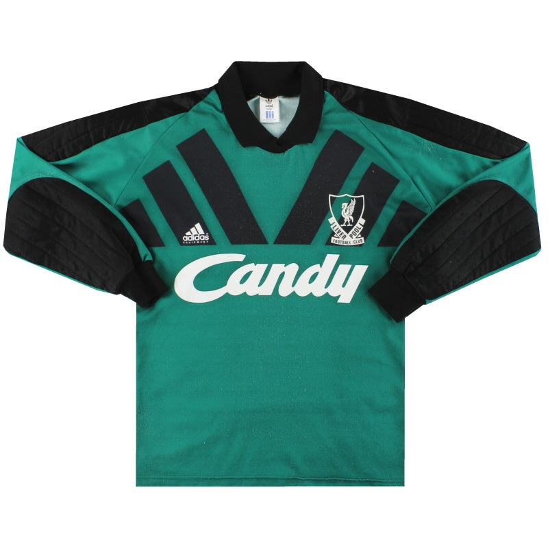 1991-92 Liverpool adidas Goalkeeper Shirt M