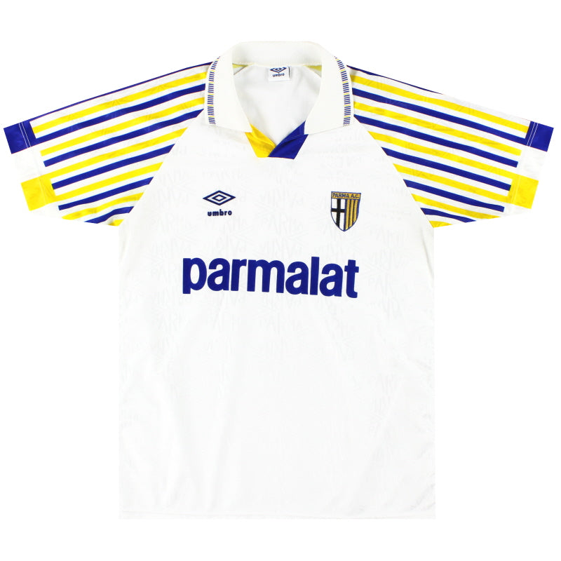 1991-92 Parma Umbro Home Shirt L