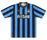 1991-92 Inter Milan Umbro Home Shirt XL