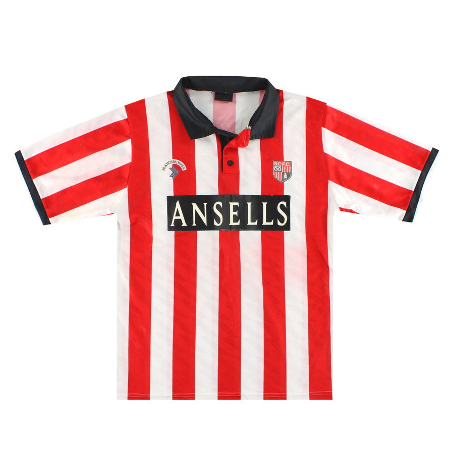 1991-92 Stoke City Matchwinner Home Shirt M