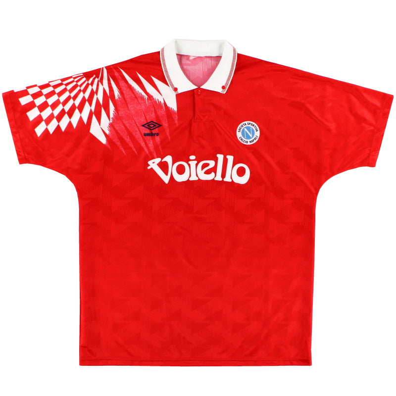 1991-93 Napoli Umbro Third Shirt *Mint* XL
