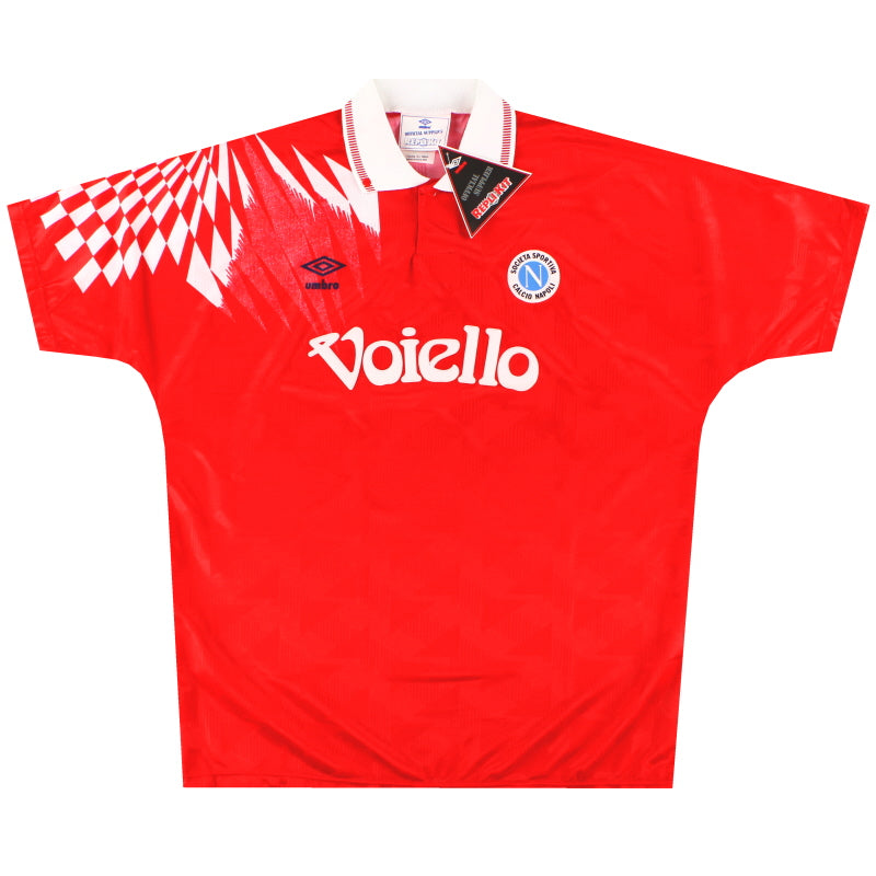 1991-93 Napoli Umbro Third Shirt *w/tags* XL - Classic Football Kit
