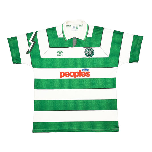 1991/92 Celtic Home Shirt (XL) Umbro
