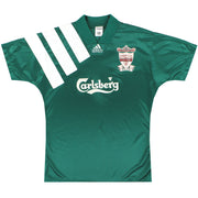 1992-93 Liverpool adidas Centenary Away Shirt L