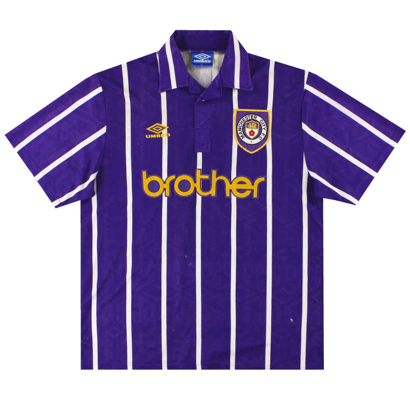 1992-94 Manchester City Umbro Away Shirt XL