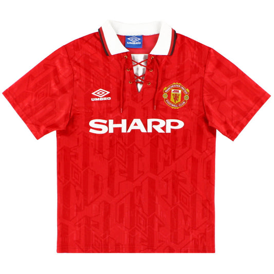 1992-94 Manchester United Umbro Home Shirt M