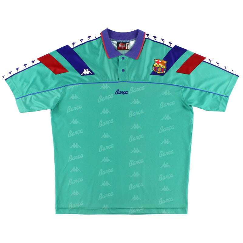 1992-95 Barcelona Kappa Away Shirt XL - Classic Football Kit