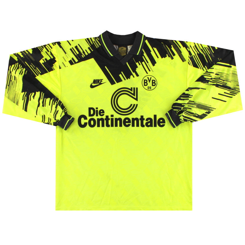 1993-94 Borussia Dortmund Nike Home Shirt L/S