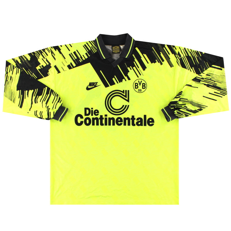 1993-94 Borussia Dortmund Nike Home Shirt L/S