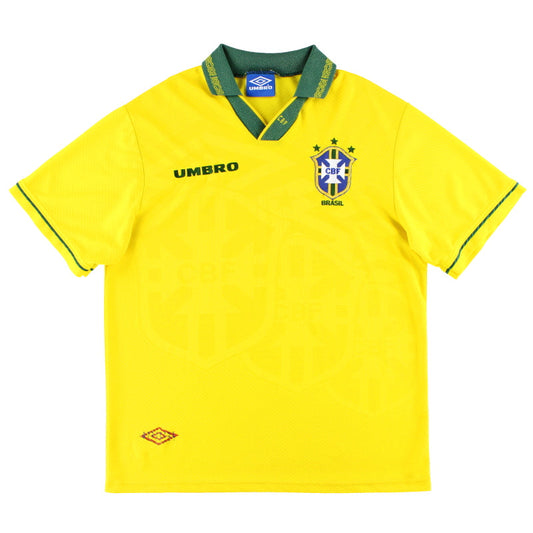 1993-94 Brazil Umbro Home Shirt L