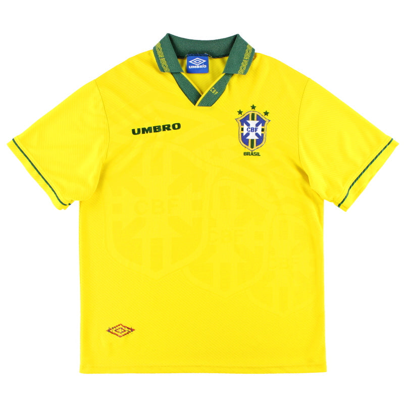 1993-94 Brazil Umbro Home Shirt L