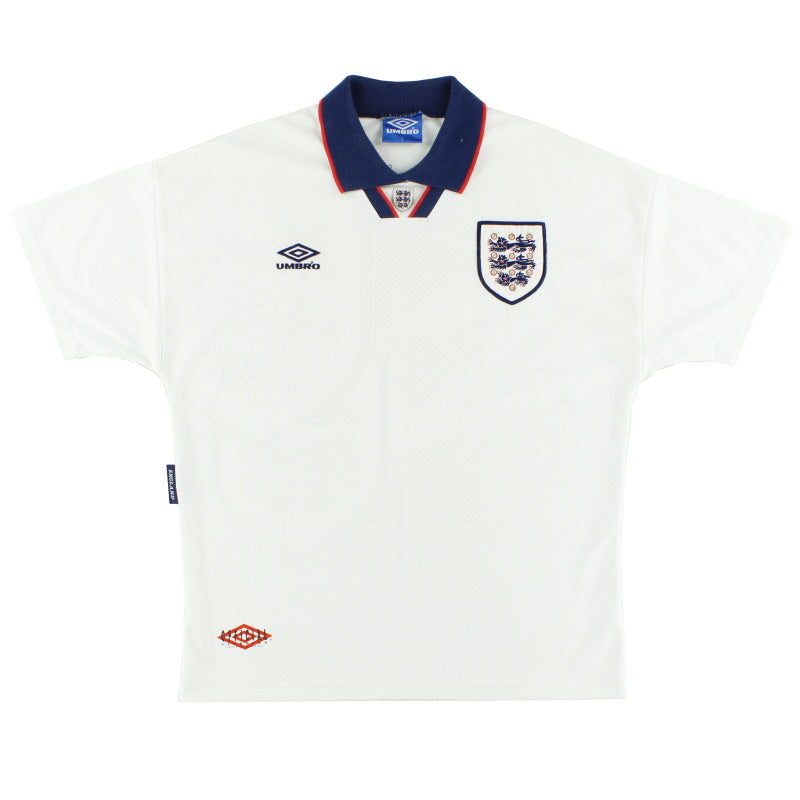1993-95 England Umbro Home Shirt XL