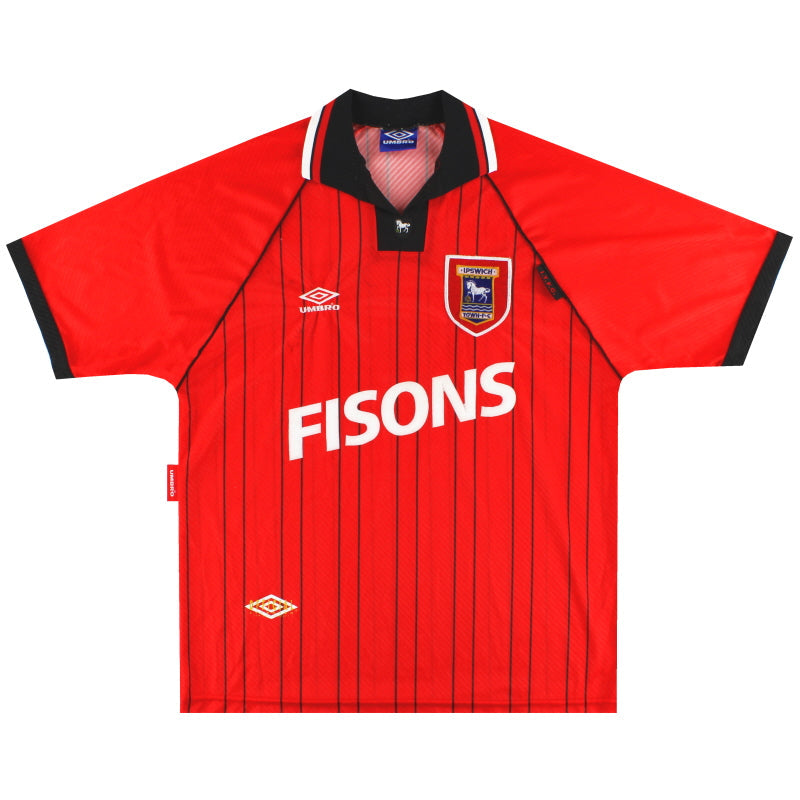 1993-95 Ipswich Umbro Away Shirt XL - Classic Football Kit