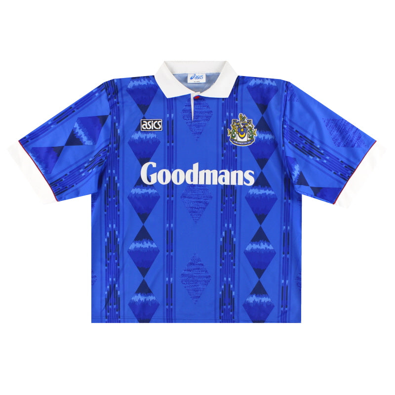 1993-95 Portsmouth Asics Home Shirt M - Classic Football Kit