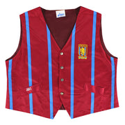 1993-95 Aston Villa Asics Waistcoat *Mint* XXL - Classic Football Kit