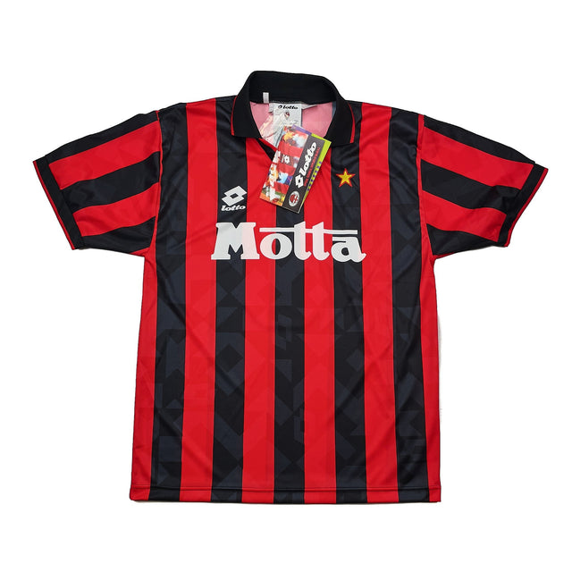 1993/94 AC Milan Maldini #3 *BNWT* Home Shirt (L) Lotto