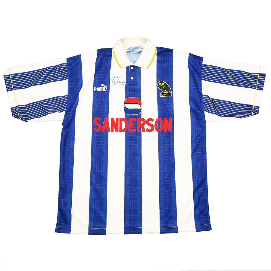 1993/95 Sheffield Wednesday *Signed* Home Shirt (XL) Puma