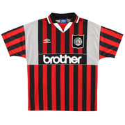 1994-96 Manchester City Umbro Away Shirt XL - Classic Football Kit