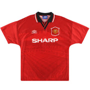 1994-96 Manchester United Umbro Home Shirt XXL