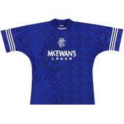 1994-96 Rangers adidas Home Shirt L/XL - Classic Football Kit