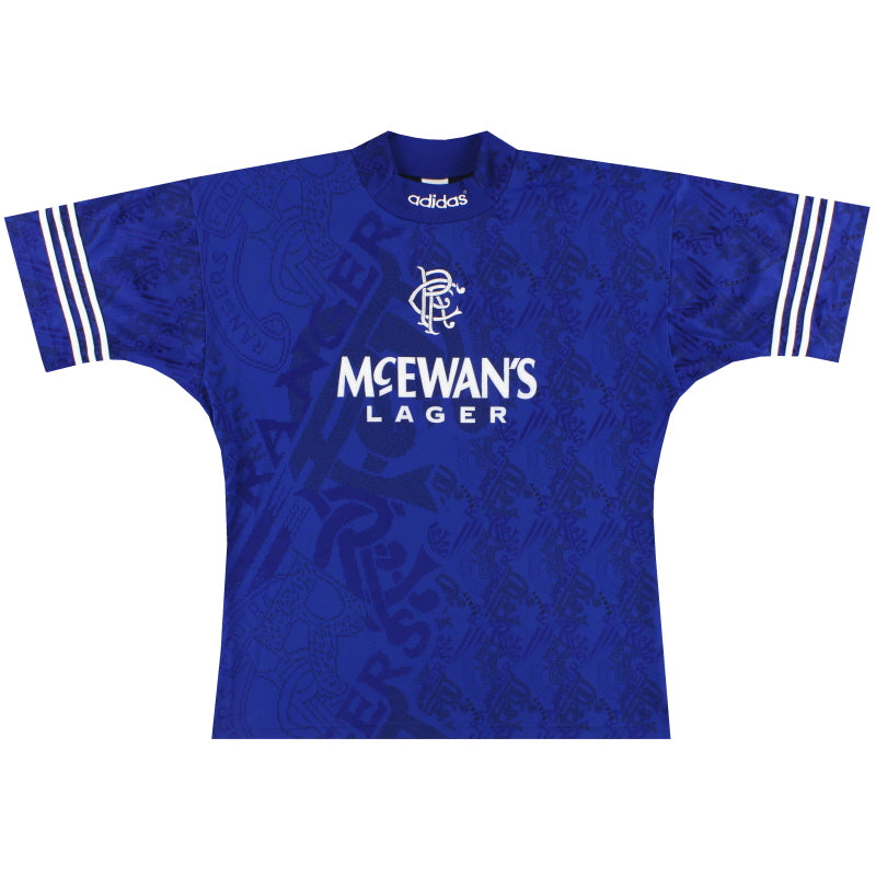 1994-96 Rangers adidas Home Shirt L/XL - Classic Football Kit