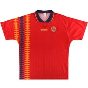 1994-96 Spain adidas Home Shirt *As New* L - Classic Football Kit