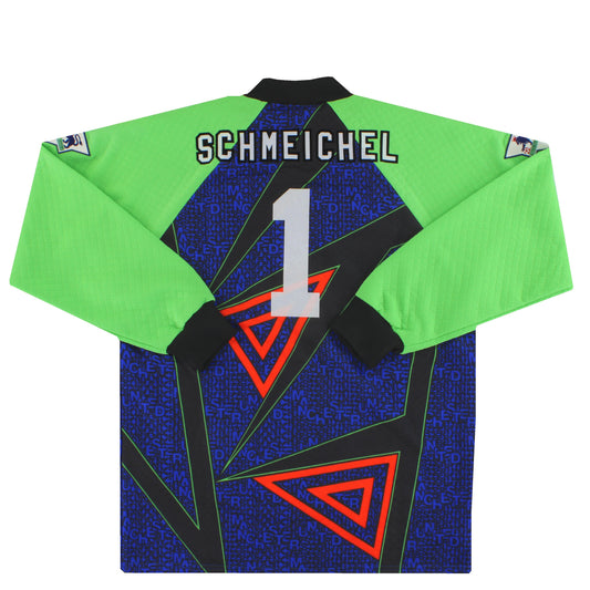 1994-96 Manchester United Umbro Goalkeeper Shirt Schmeichel #1 *Mint* M