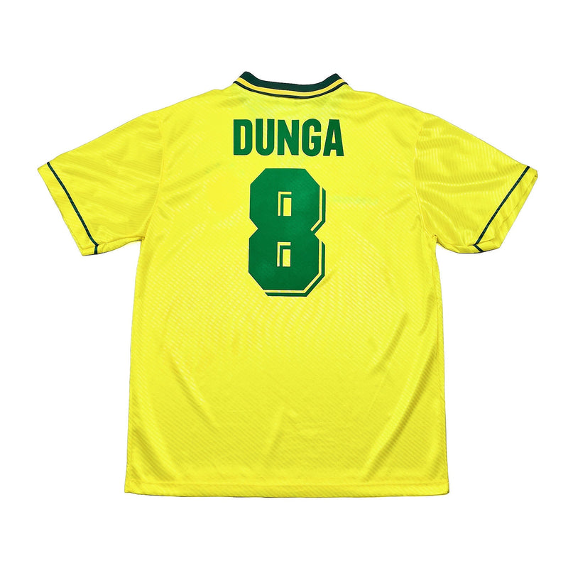 1994 Brazil Dunga #8 Home Shirt (XL) Umbro
