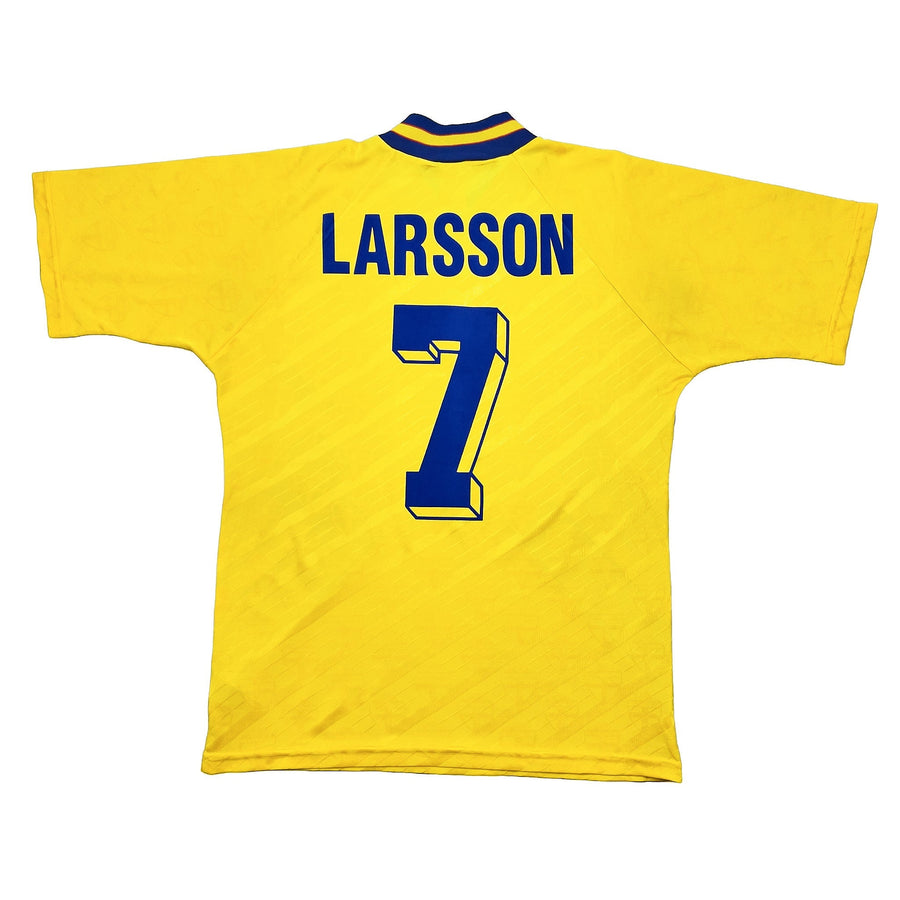 1994/95 Sweden Larsson #7 Home Shirt (M) Adidas