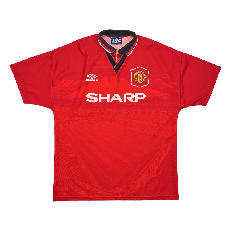 1994/96 Manchester United Cantona #7 Home Shirt (L) Umbro