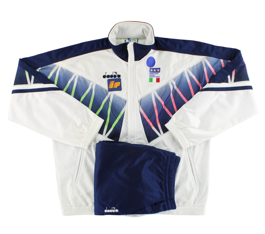 1994 Italy Diadora Player Issue Tracksuit *BNIB* L