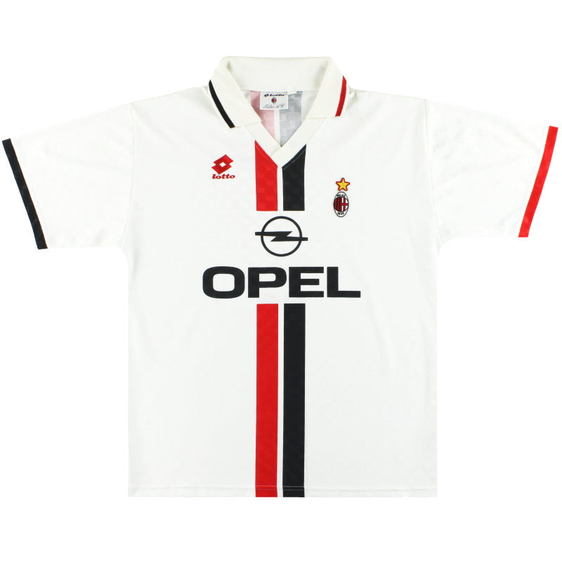 1995-96 AC Milan Lotto Away Shirt XL - Classic Football Kit