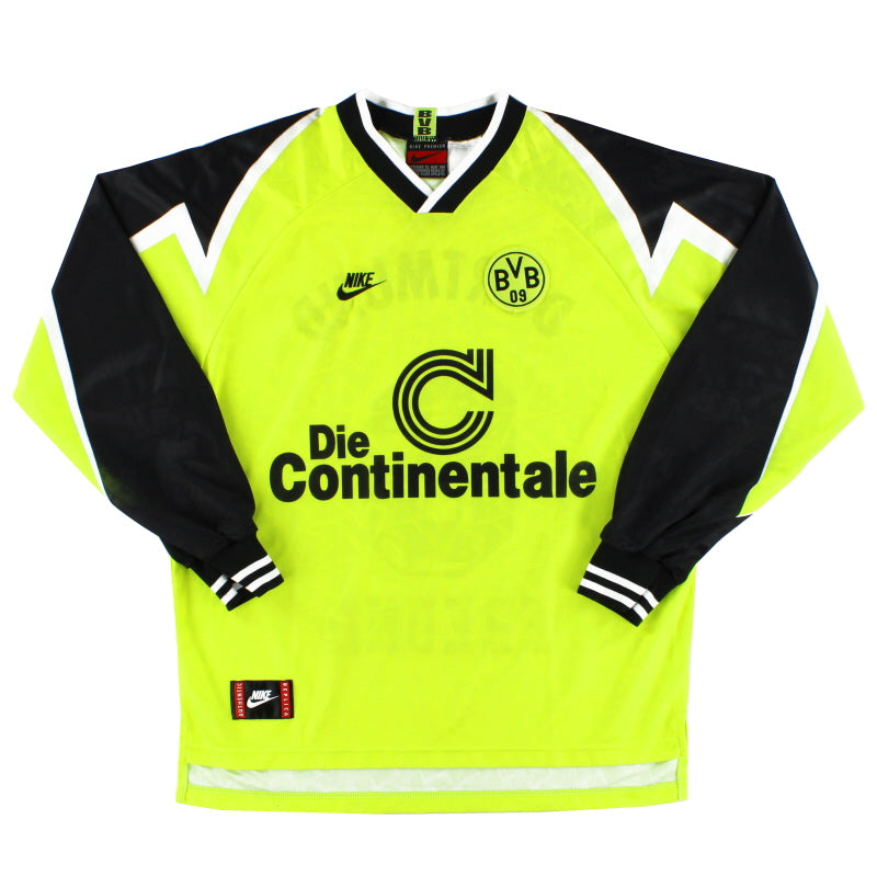 1995-96 Borussia Dortmund Nike Home Shirt L/S