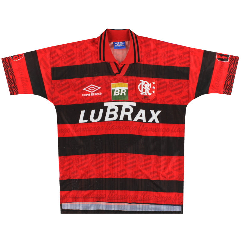 1995-96 Flamengo Umbro Centenary Home Shirt L