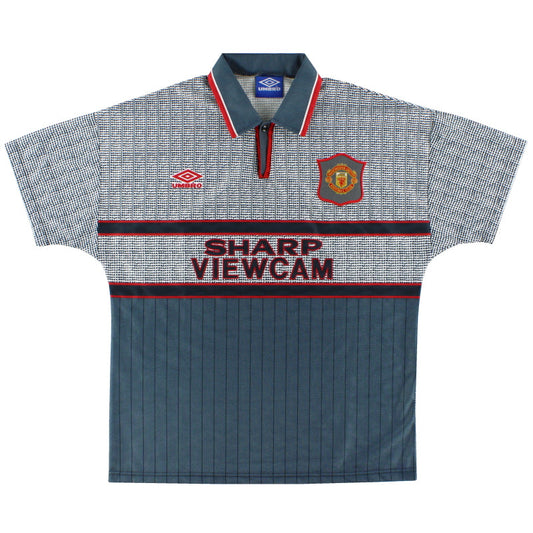 1995-96 Manchester United Umbro Away Shirt *Mint* M