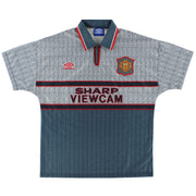 1995-96 Manchester United Umbro Away Shirt L - Classic Football Kit