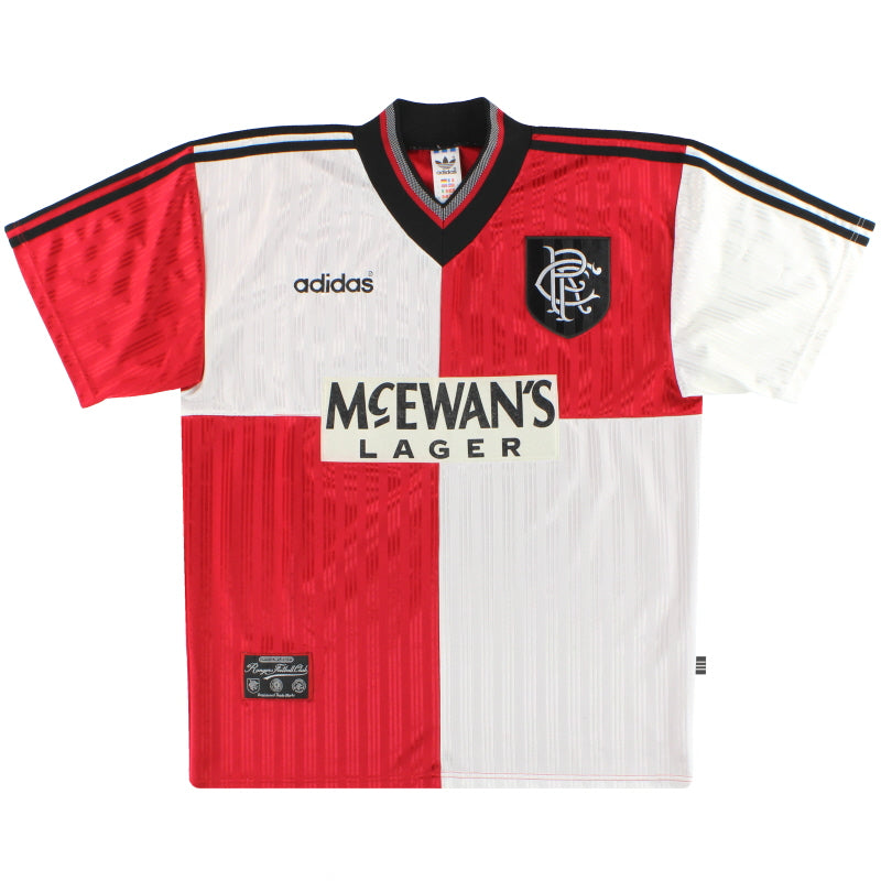 1995-96 Rangers adidas Away Shirt L - Classic Football Kit