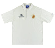 1999-00 Manchester United Umbro 'Champions' Polo Shirt L