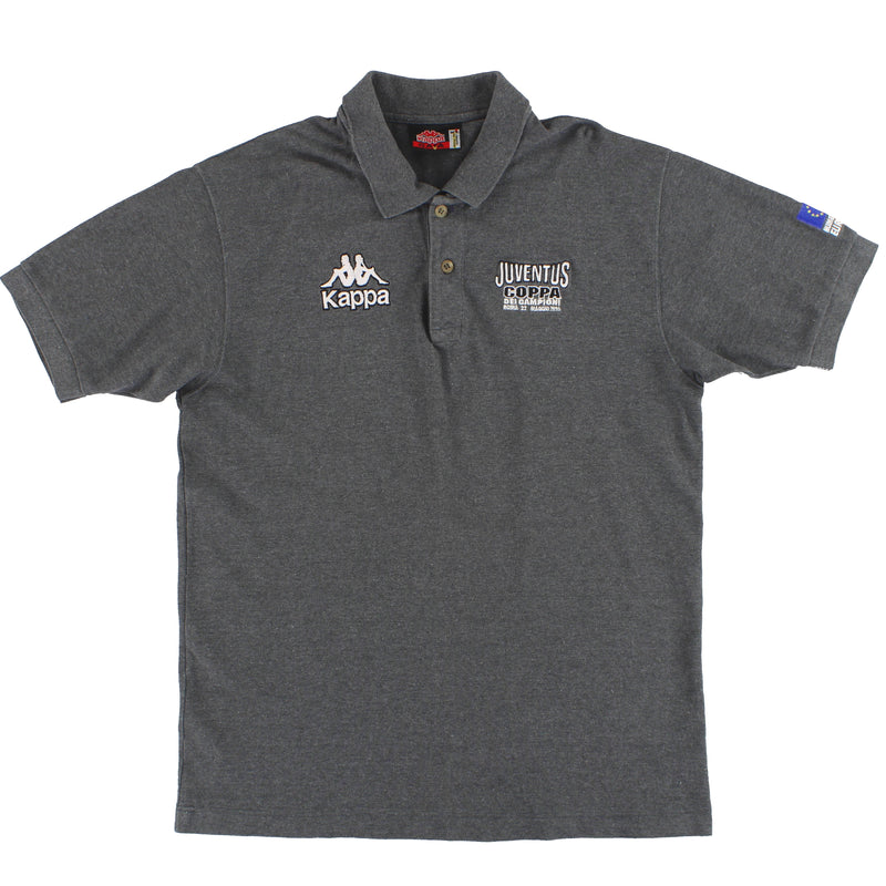 1995-96 Juventus Kappa 'Coppa Campioni' Polo Shirt XL