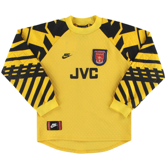 1995-97 Arsenal Nike Goalkeeper Shirt L.Boys / Excellent / Large Boys