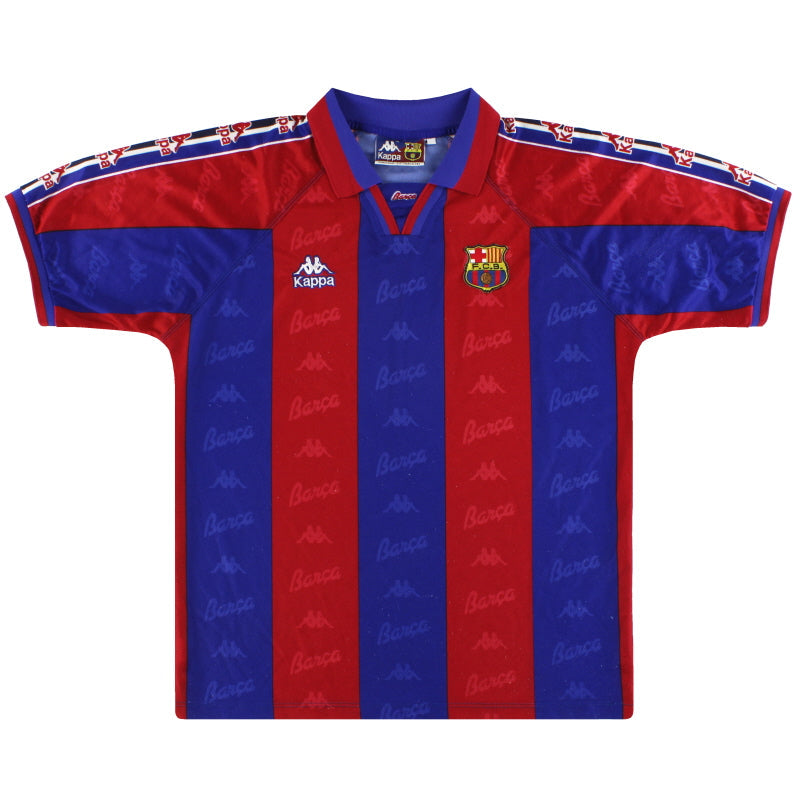 1995-97 Barcelona Kappa Home Shirt S - Classic Football Kit