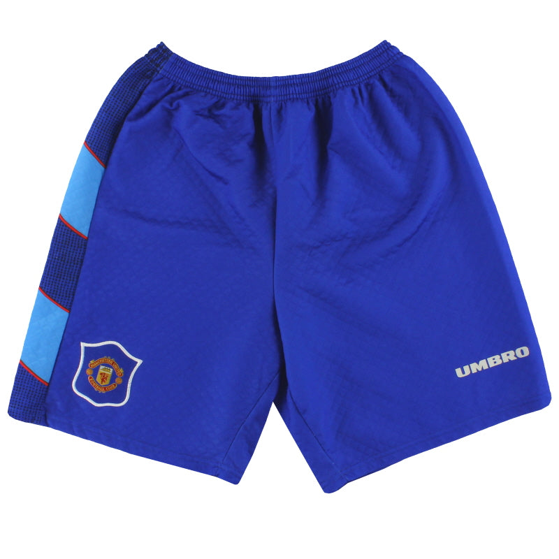 1995-97 Manchester United Umbro Goalkeeper Shorts L.Boys