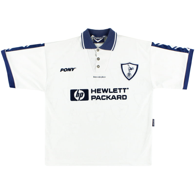1995-97 Tottenham Pony Home Shirt M - Classic Football Kit