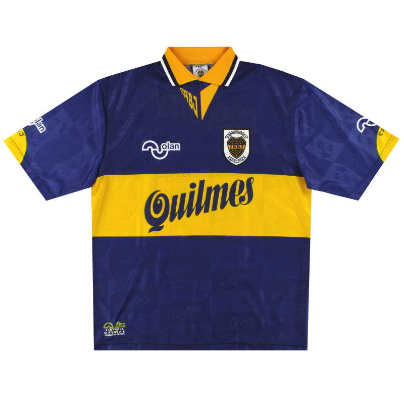 1995 Boca Juniors '90th Anniversary' Home Shirt L - Classic Football Kit