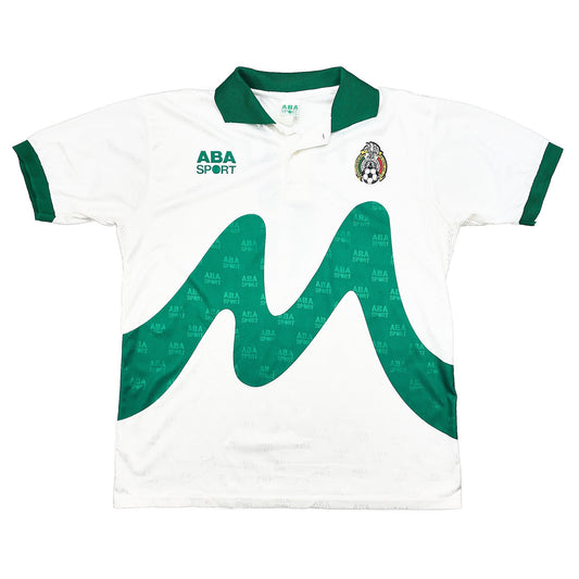 1995 MEXICO RAUL #6 AWAY SHIRT (L) ABA SPORT