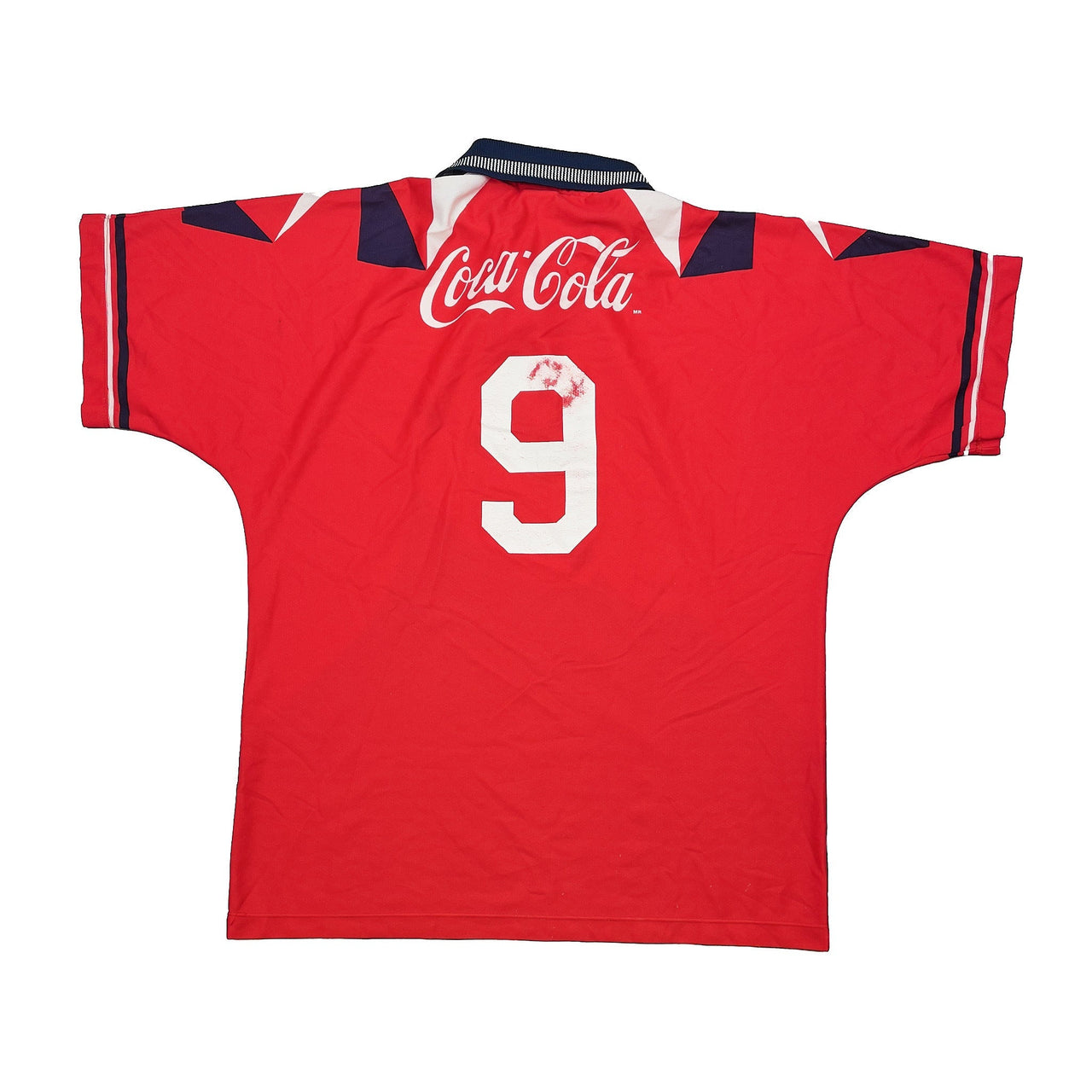 1995/96 Tiburones Veracruz #9 Home Shirt (L) Umbro