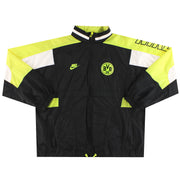 1996-97 Borussia Dortmund Nike Hooded Rain Jacket S - Classic Football Kit